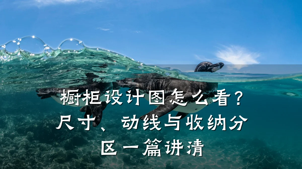 橱柜设计图怎么看?尺寸、动线与收纳分区一篇讲清