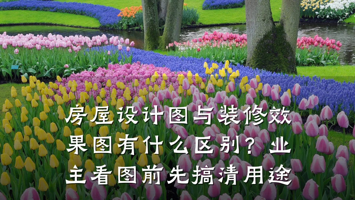 房屋设计图与装修效果图有什么区别?业主看图前先搞清用途