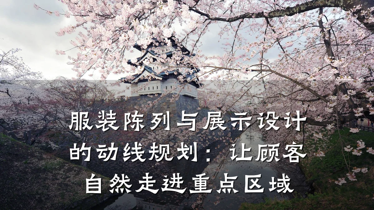 服装陈列与展示设计的动线规划:让顾客自然走进重点区域