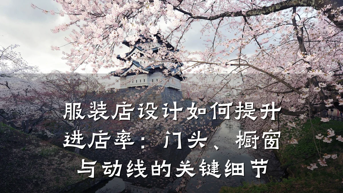 服装店设计如何提升进店率:门头、橱窗与动线的关键细节