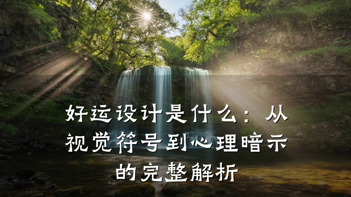 好运设计是什么:从视觉符号到心理暗示的完整解析
