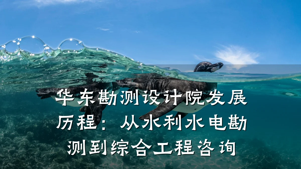 华东勘测设计院发展历程:从水利水电勘测到综合工程咨询