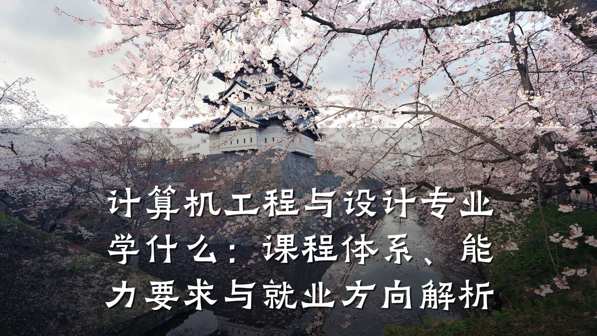 计算机工程与设计专业学什么:课程体系、能力要求与就业方向解析