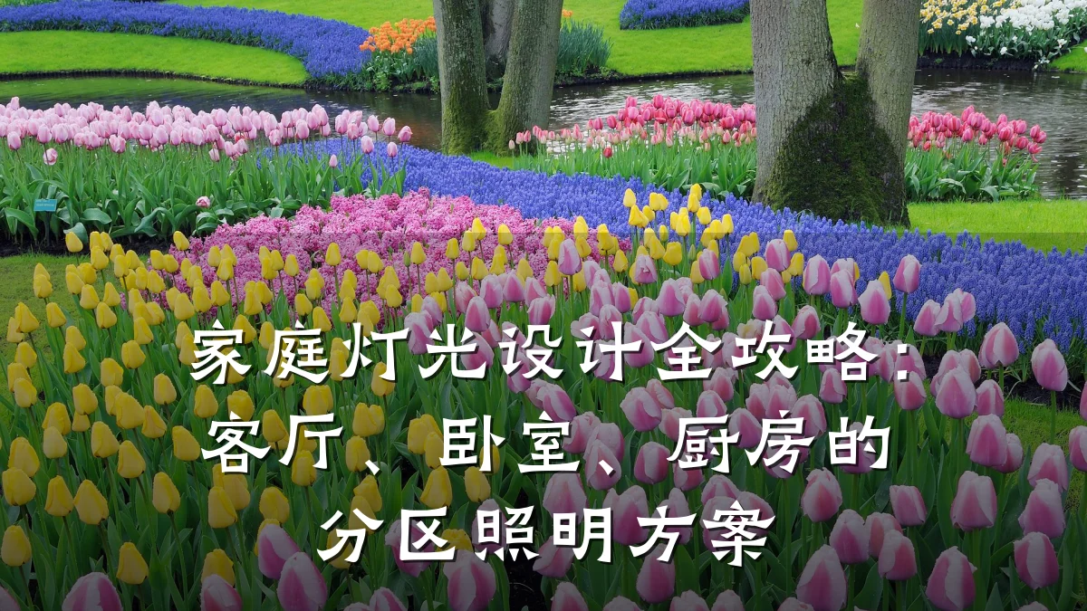 家庭灯光设计全攻略:客厅、卧室、厨房的分区照明方案