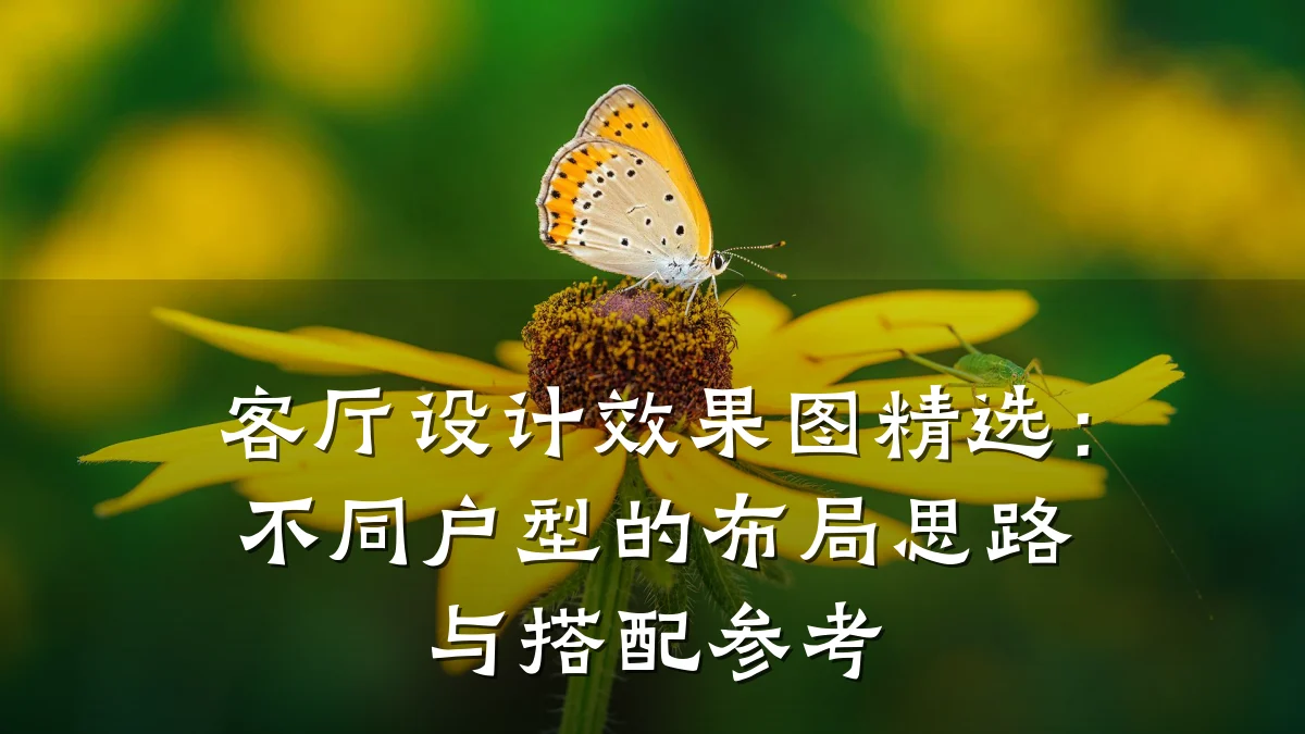 客厅设计效果图精选：不同户型的布局思路与搭配参考