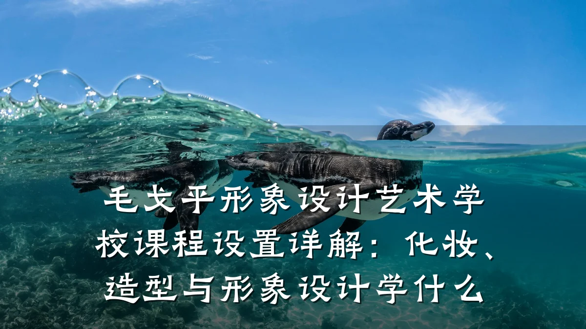 毛戈平形象设计艺术学校课程设置详解:化妆、造型与形象设计学什么