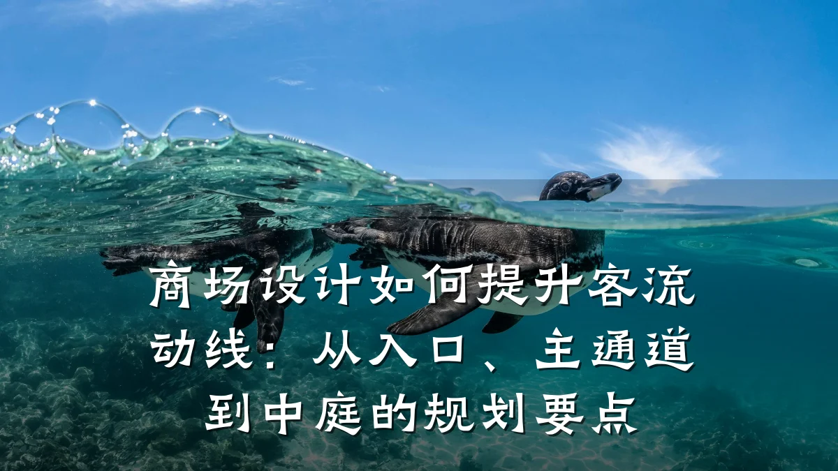 商场设计如何提升客流动线:从入口、主通道到中庭的规划要点