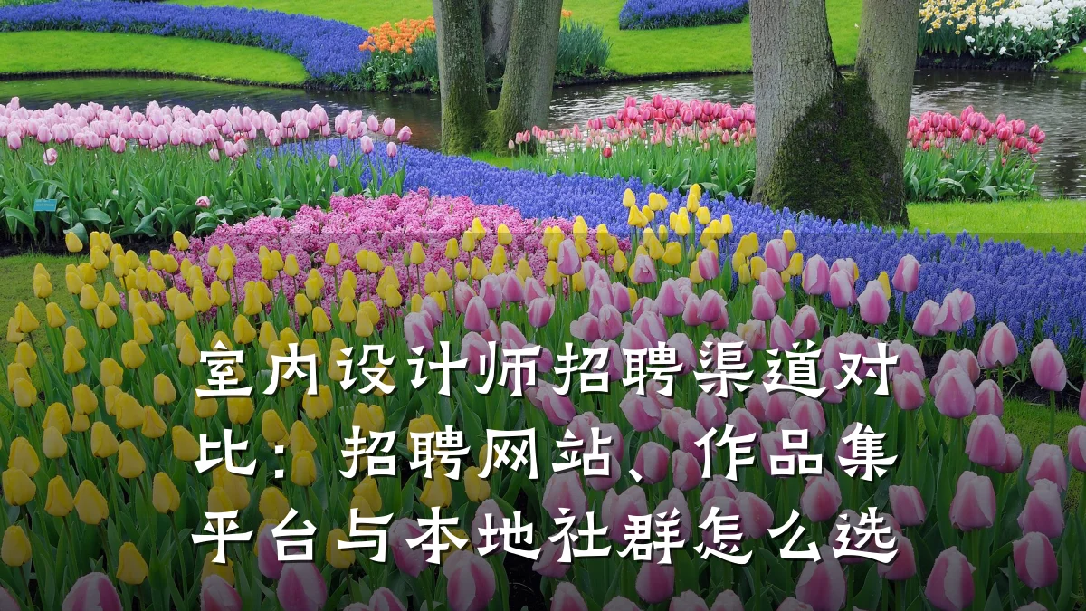 室内设计师招聘渠道对比:招聘网站、作品集平台与本地社群怎么选