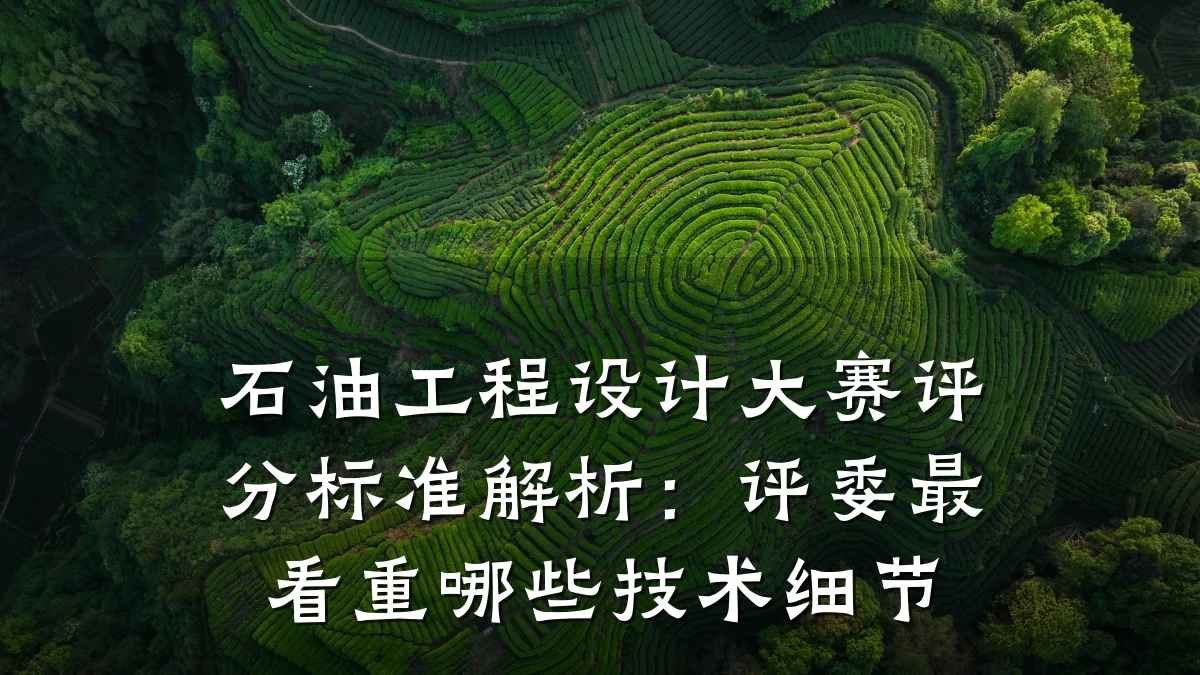 石油工程设计大赛评分标准解析:评委最看重哪些技术细节