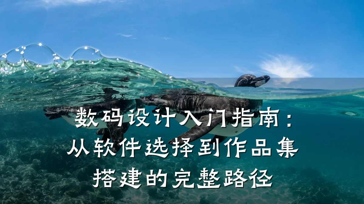 数码设计入门指南：从软件选择到作品集搭建的完整路径