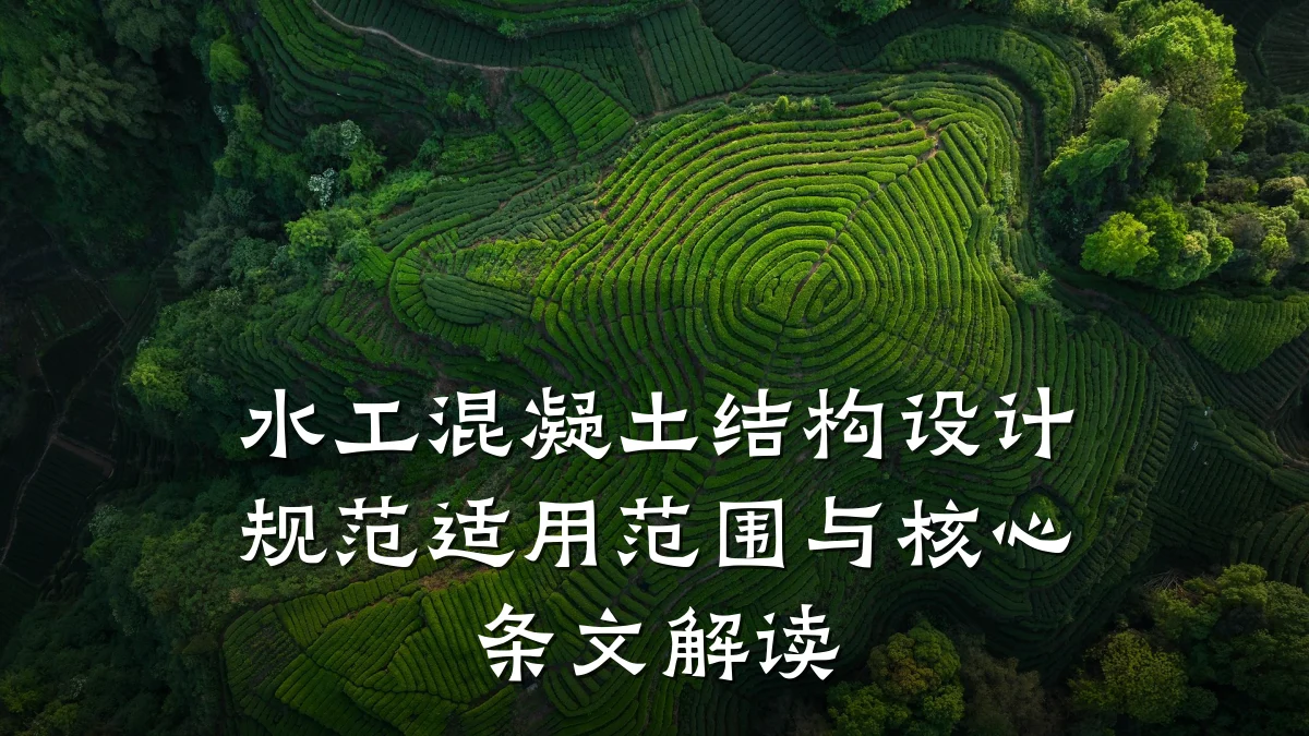 水工混凝土结构设计规范适用范围与核心条文解读