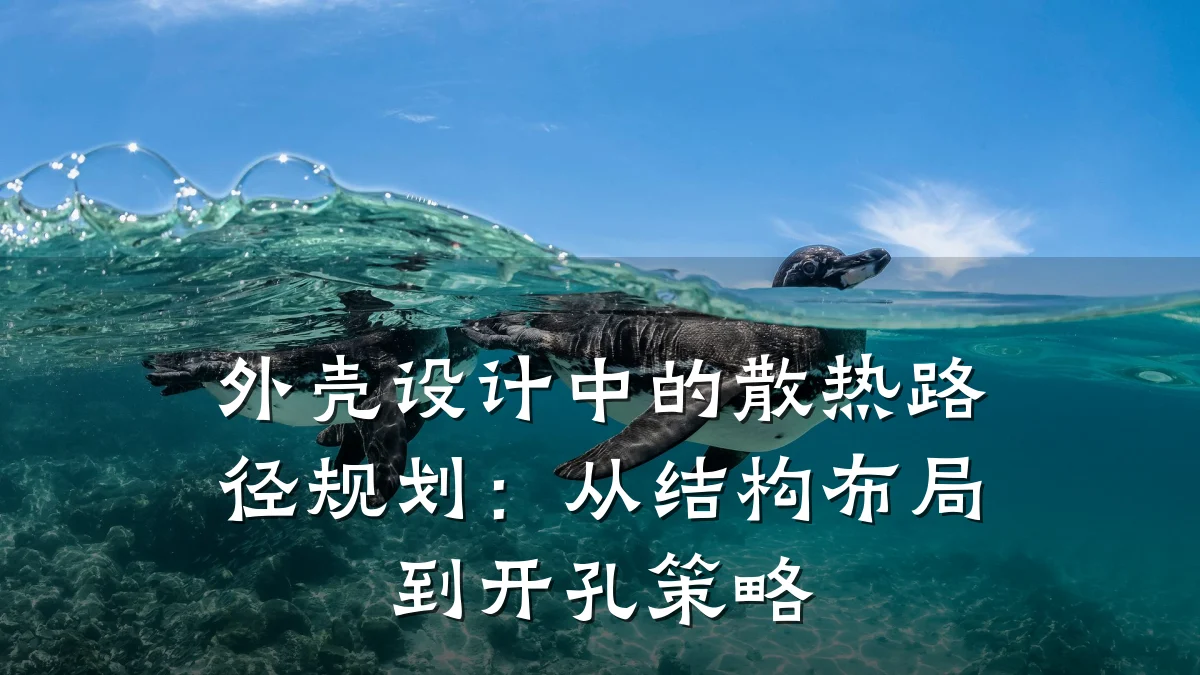 外壳设计中的散热路径规划:从结构布局到开孔策略