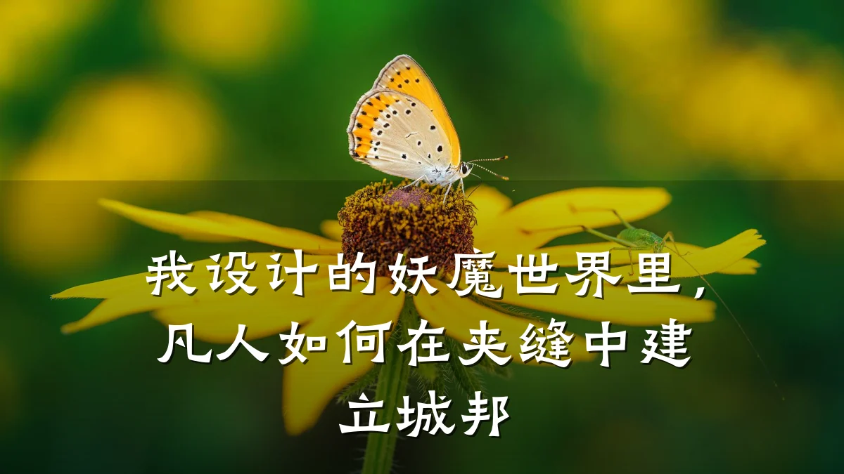 我设计的妖魔世界里,凡人如何在夹缝中建立城邦