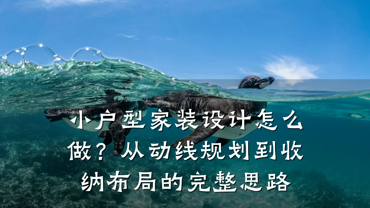 小户型家装设计怎么做?从动线规划到收纳布局的完整思路