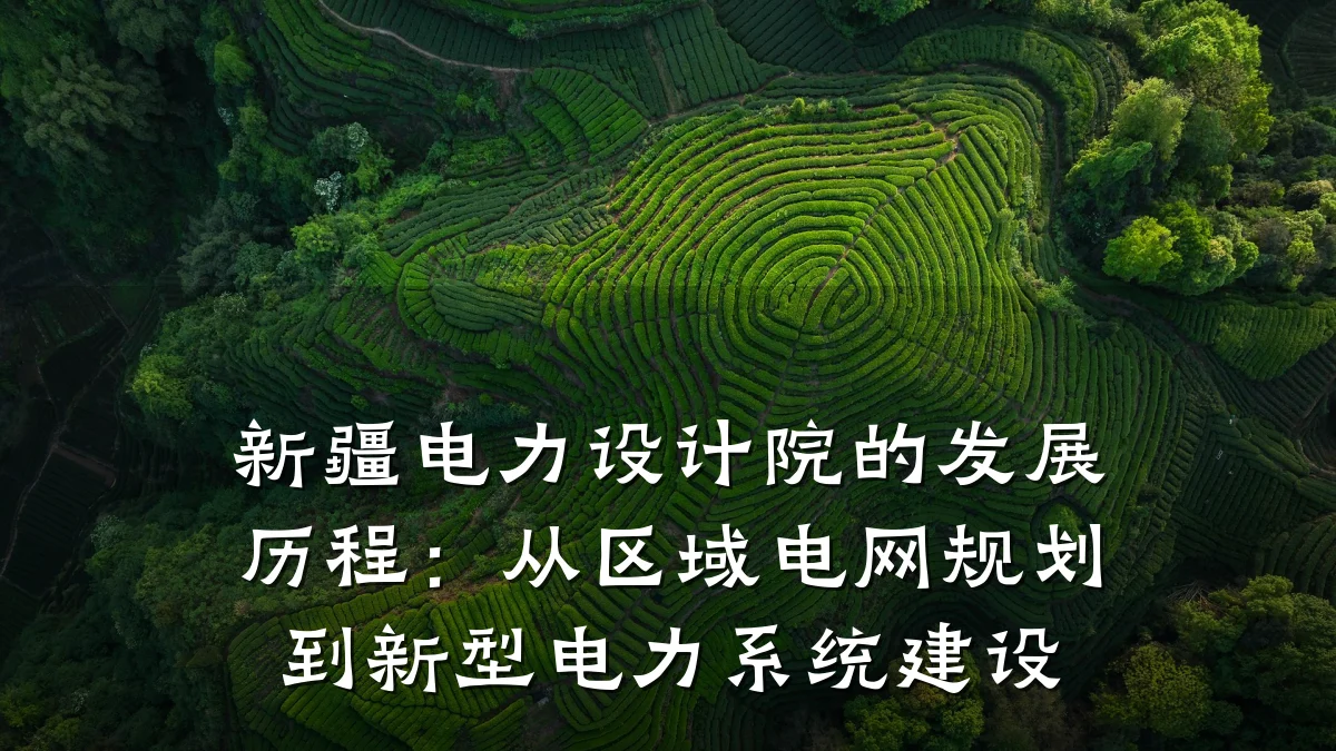 新疆电力设计院的发展历程:从区域电网规划到新型电力系统建设