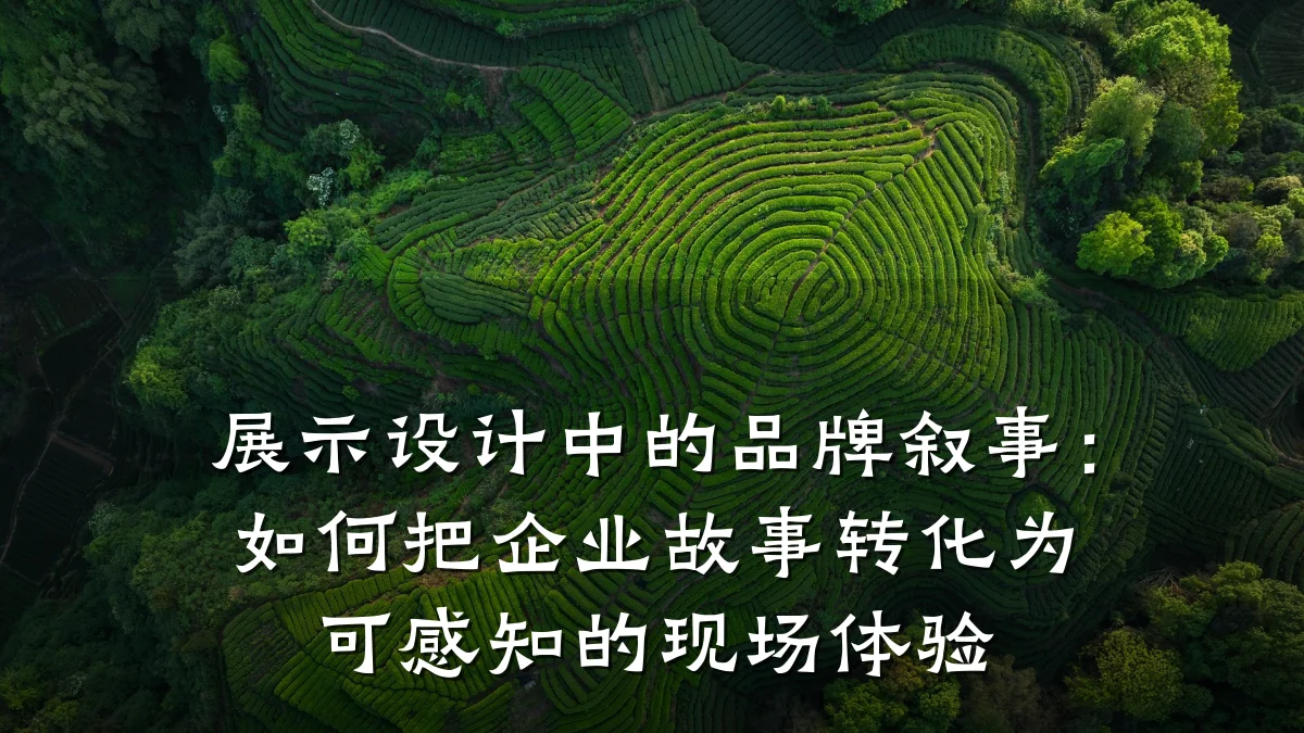 展示设计中的品牌叙事：如何把企业故事转化为可感知的现场体验