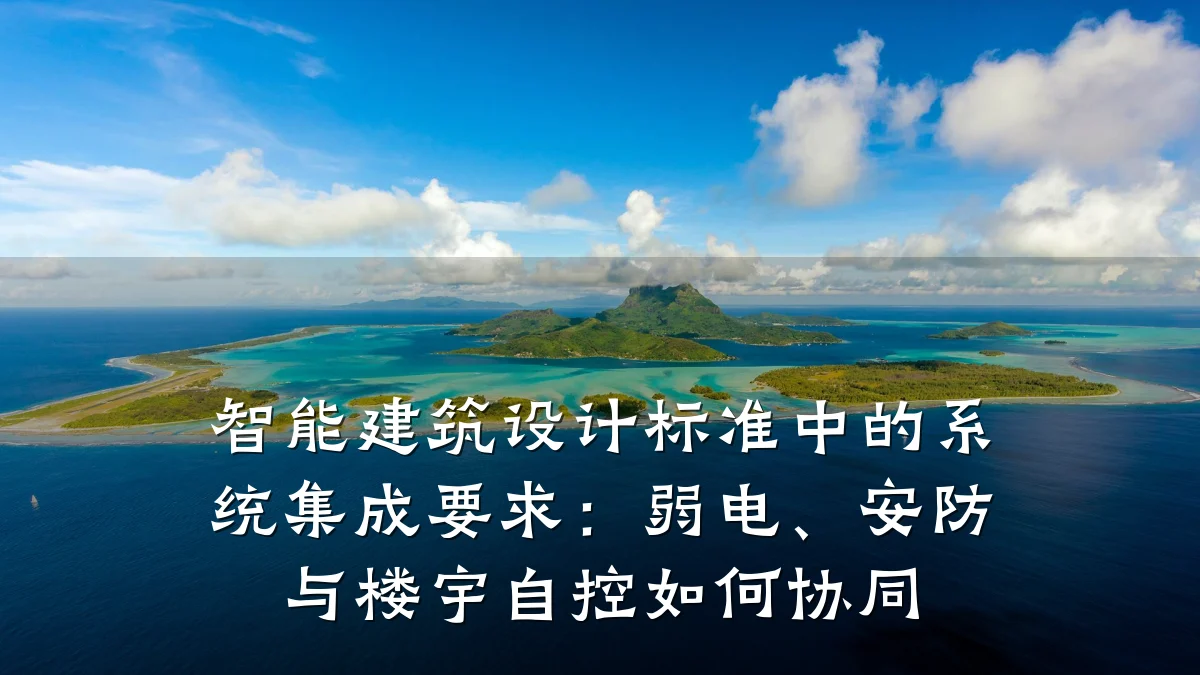 智能建筑设计标准中的系统集成要求:弱电、安防与楼宇自控如何协同