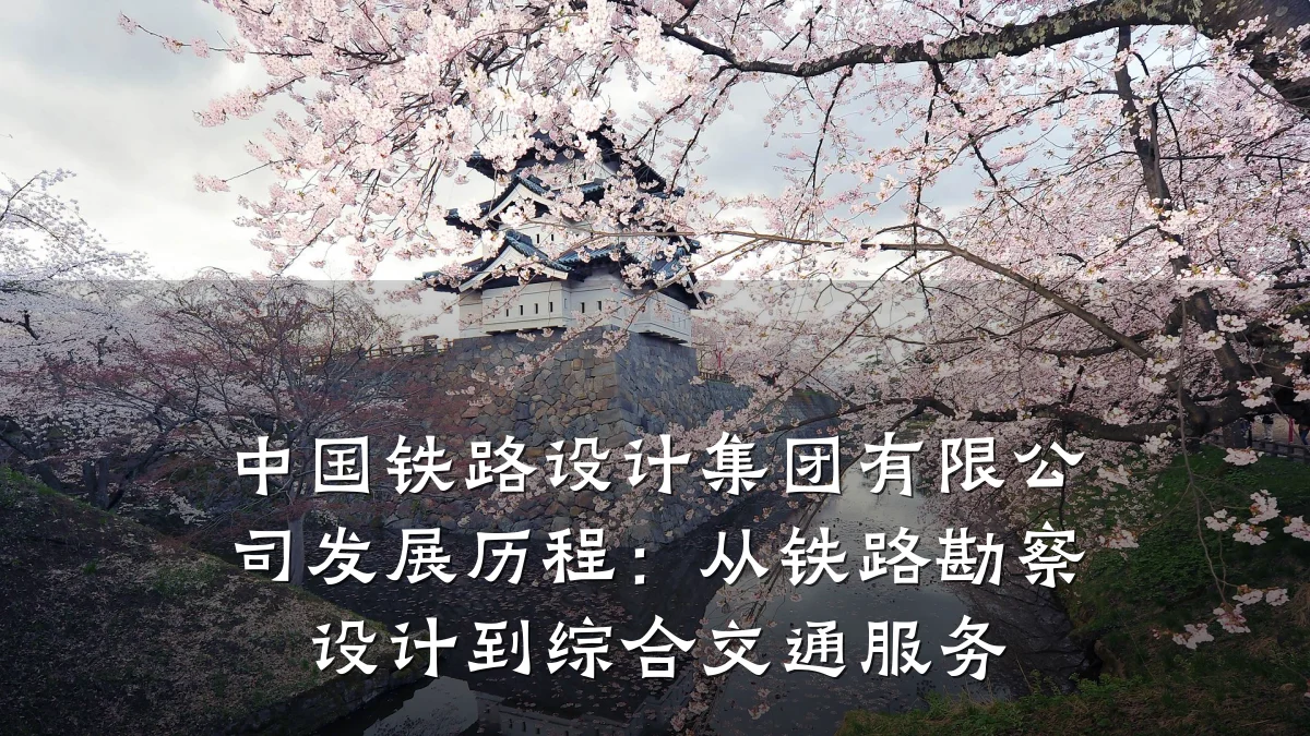 中国铁路设计集团有限公司发展历程:从铁路勘察设计到综合交通服务
