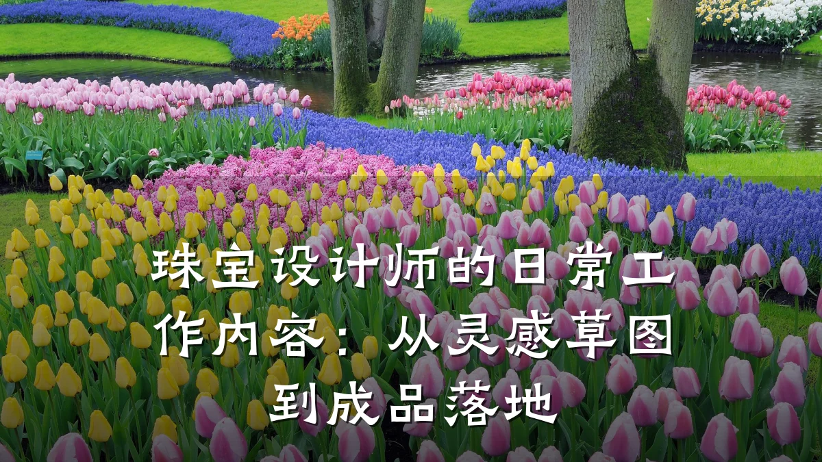 珠宝设计师的日常工作内容：从灵感草图到成品落地