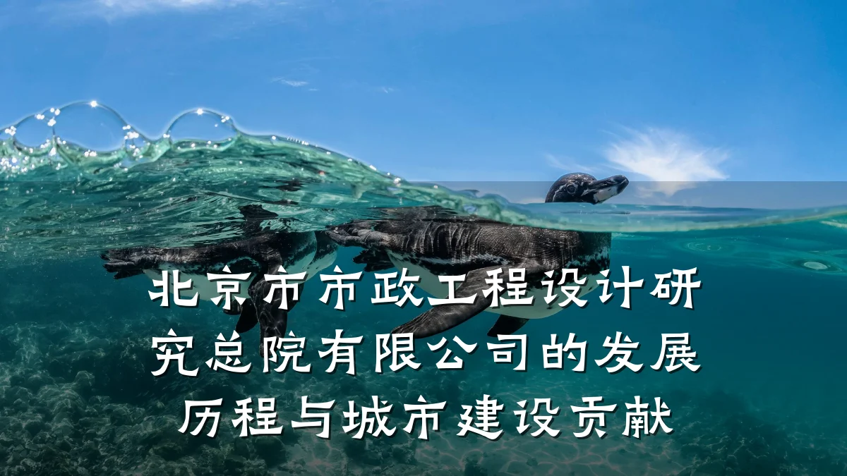 北京市市政工程设计研究总院有限公司的发展历程与城市建设贡献