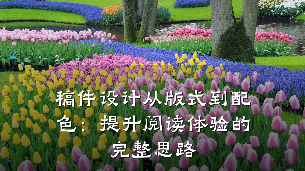 稿件设计从版式到配色:提升阅读体验的完整思路