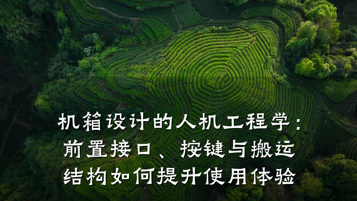 机箱设计的人机工程学:前置接口、按键与搬运结构如何提升使用体验