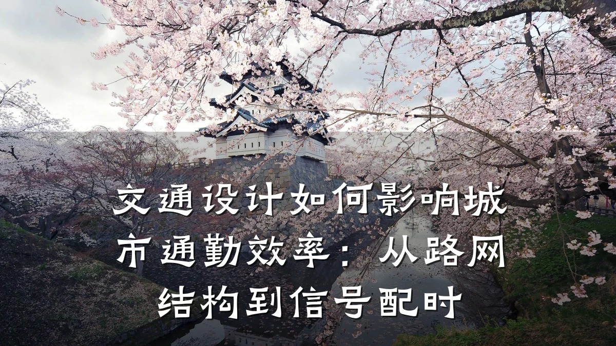 交通设计如何影响城市通勤效率:从路网结构到信号配时