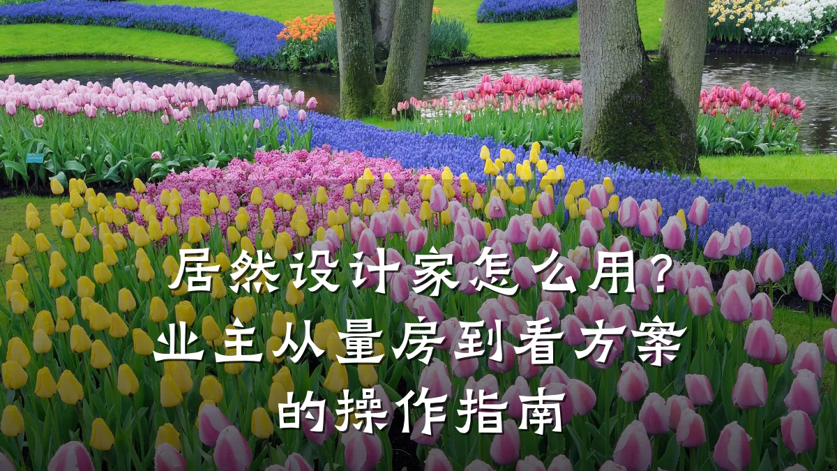 居然设计家怎么用?业主从量房到看方案的操作指南