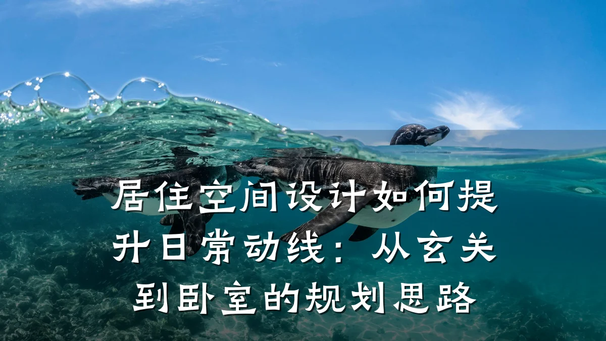 居住空间设计如何提升日常动线：从玄关到卧室的规划思路