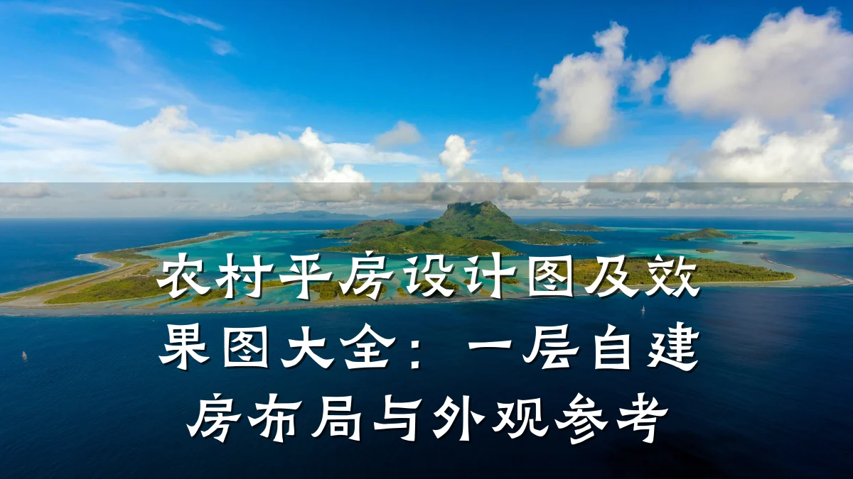 农村平房设计图及效果图大全:一层自建房布局与外观参考