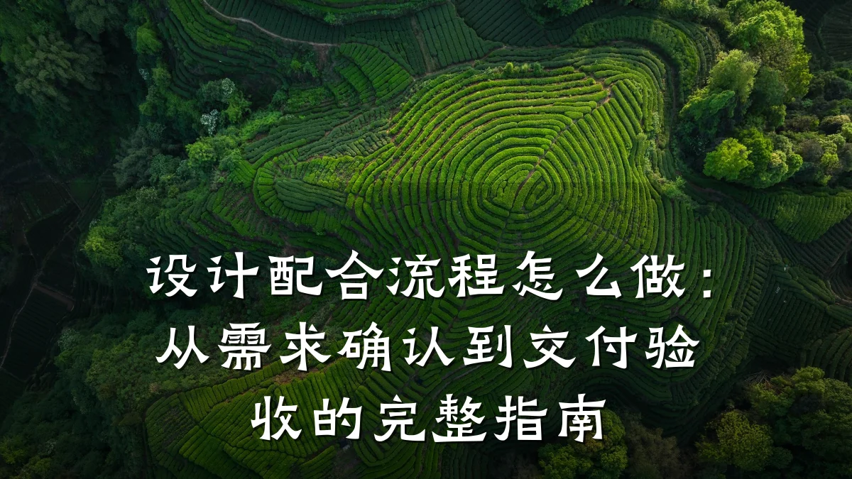设计配合流程怎么做:从需求确认到交付验收的完整指南