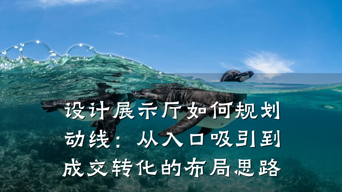 设计展示厅如何规划动线:从入口吸引到成交转化的布局思路