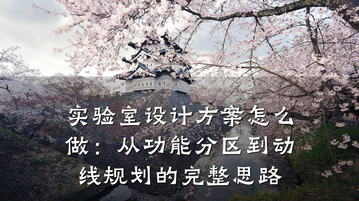 实验室设计方案怎么做:从功能分区到动线规划的完整思路