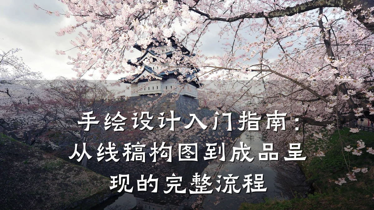 手绘设计入门指南:从线稿构图到成品呈现的完整流程