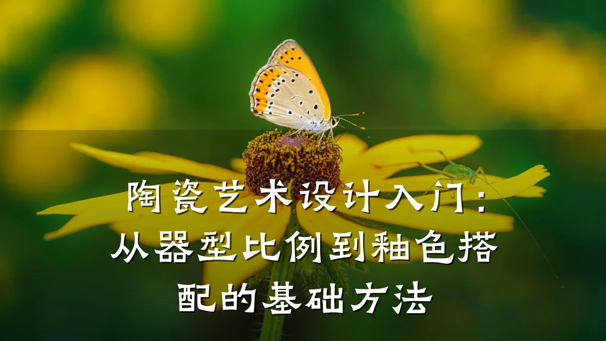 陶瓷艺术设计入门:从器型比例到釉色搭配的基础方法