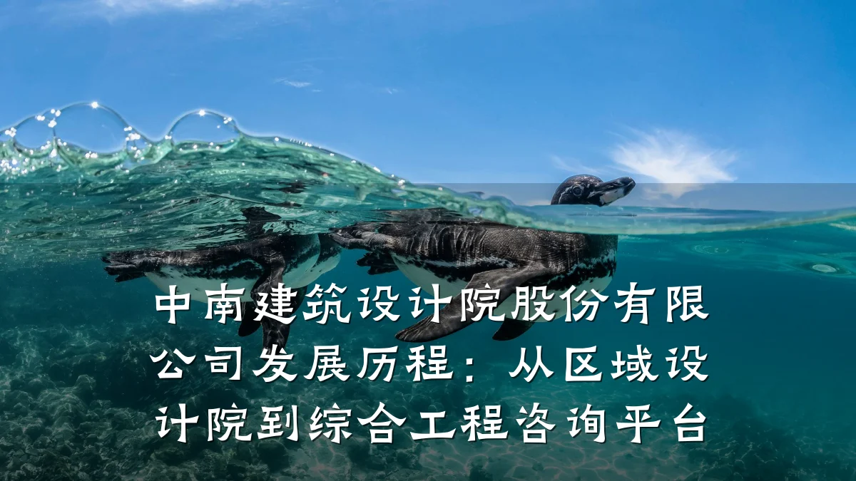 中南建筑设计院股份有限公司发展历程:从区域设计院到综合工程咨询平台