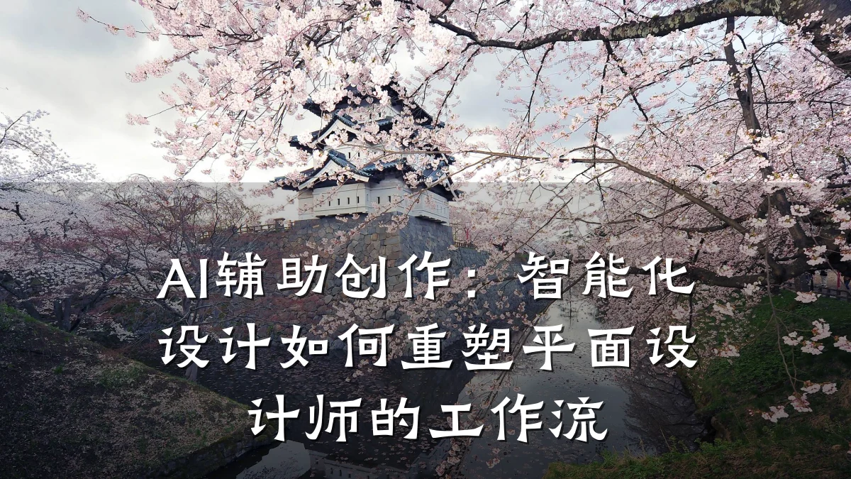 AI辅助创作：智能化设计如何重塑平面设计师的工作流