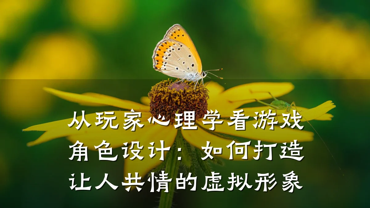从玩家心理学看游戏角色设计:如何打造让人共情的虚拟形象