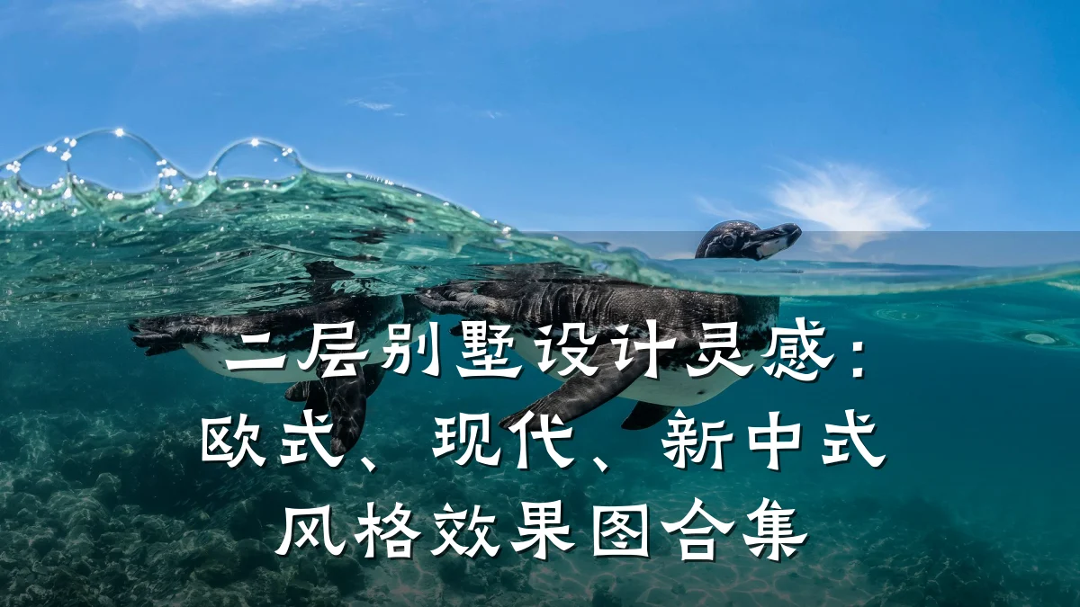 二层别墅设计灵感:欧式、现代、新中式风格效果图合集