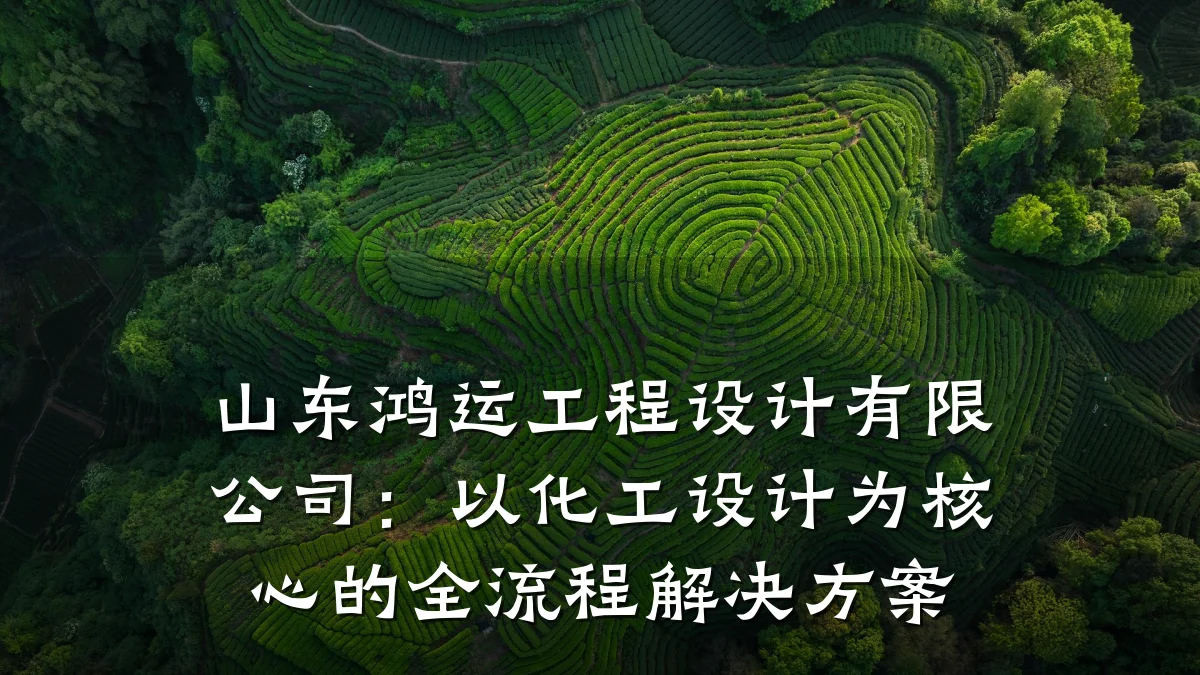 山东鸿运工程设计有限公司：以化工设计为核心的全流程解决方案
