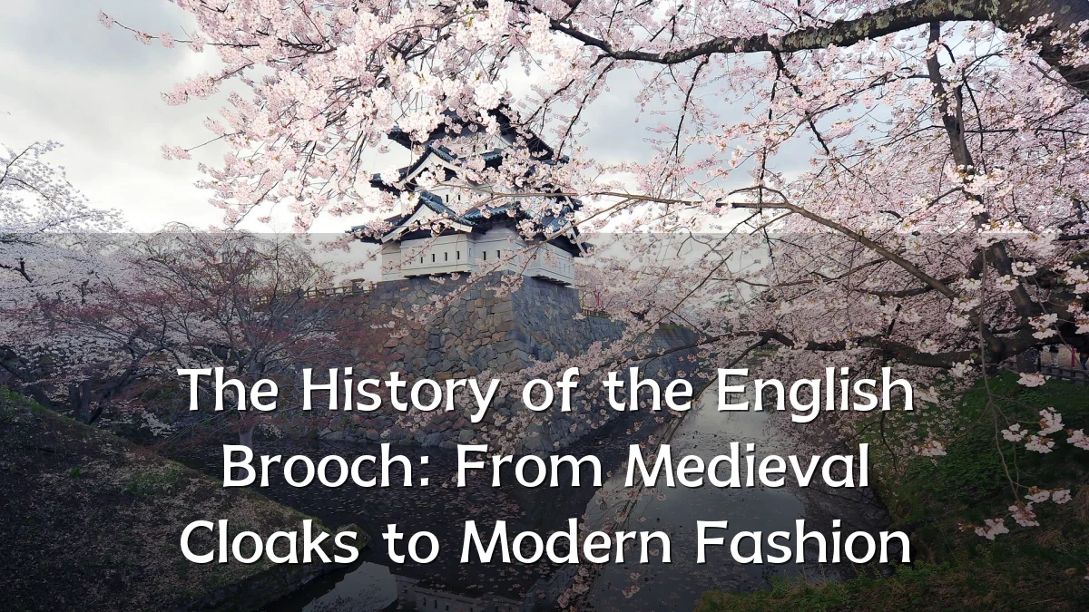 The History of the English Brooch: From Medieval Cloaks to Modern Fashion