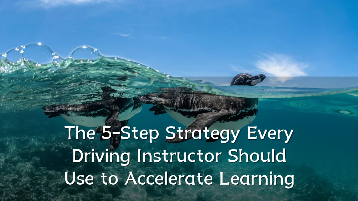 The 5-Step Strategy Every Driving Instructor Should Use to Accelerate Learning