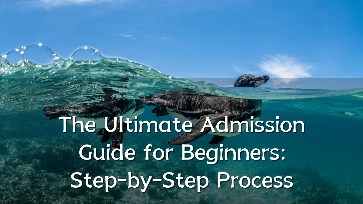 The Ultimate Admission Guide for Beginners: Step-by-Step Process
