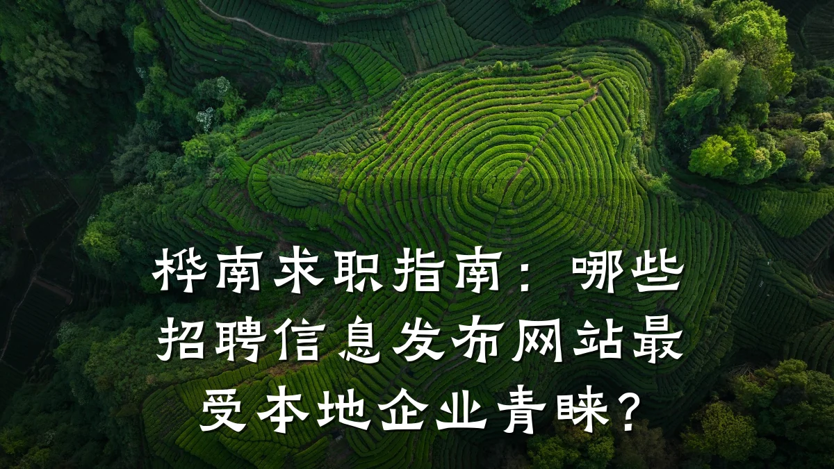 桦南求职指南:哪些招聘信息发布网站最受本地企业青睐?